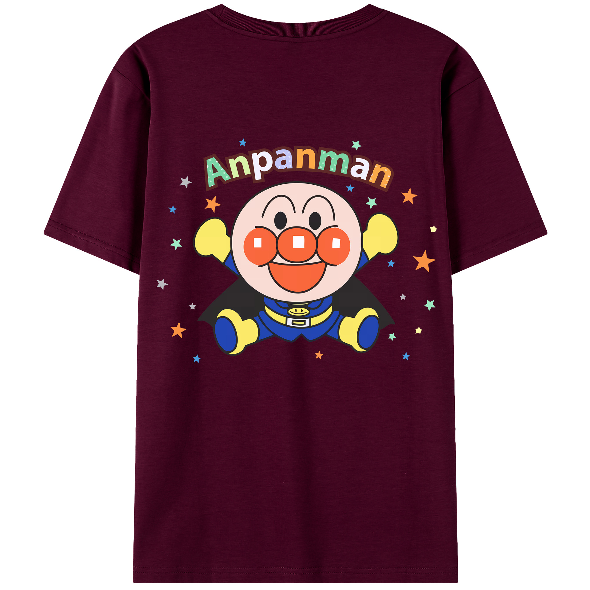 （画像用） アンパンマン Anpanman レディース半袖Tシャツ(バックプリント)